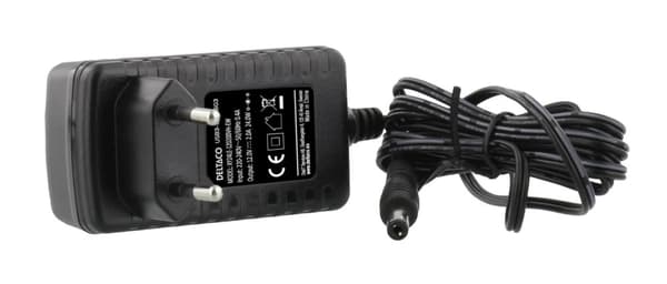 DELTACO USB 3.0 - SATA 6Gb/s sovitin, 2,5/3,5" hdd, musta