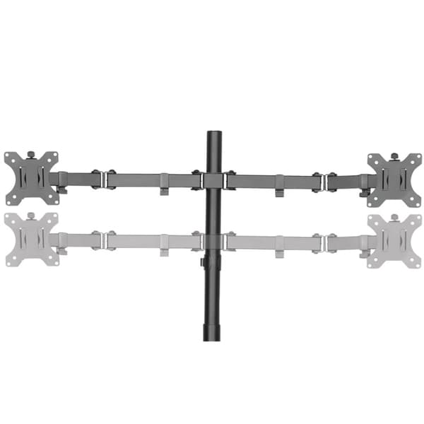 LogiLink Skjermstativ/fot Quad 13-32" Rustfritt stål