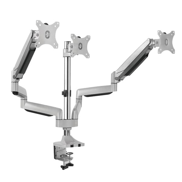 LogiLink Monitorarm trippel 13-32" gass