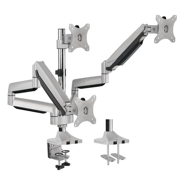LogiLink Monitorarm trippel 13-32" gass