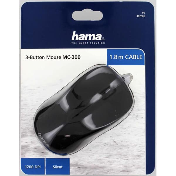 Hama Mus MC-300 Optisk Svart