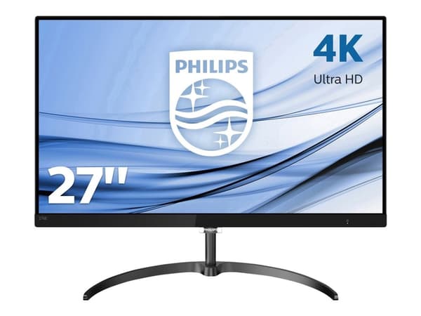Philips E-line 276E8VJSB - LED-skjerm - 27" - 3840 x 2160 4K - IPS - 5 ms
