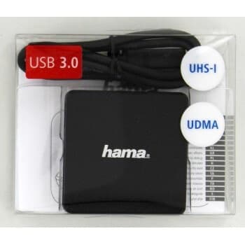 Hama Kortläsare USB 3.0 Multi SD/microSD/CF Svart