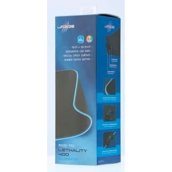 URAGE Musmatta Gaming Lethality 400 Led Svart