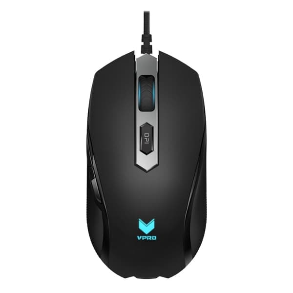 VPRO Mouse Gaming V210 Optisk Svart Sort