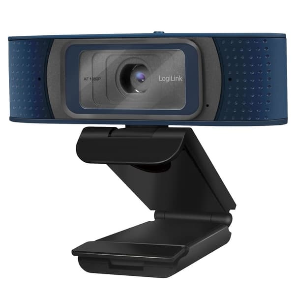 LogiLink Webbkamera Pro 1080p 80° Autofokus 2x mic