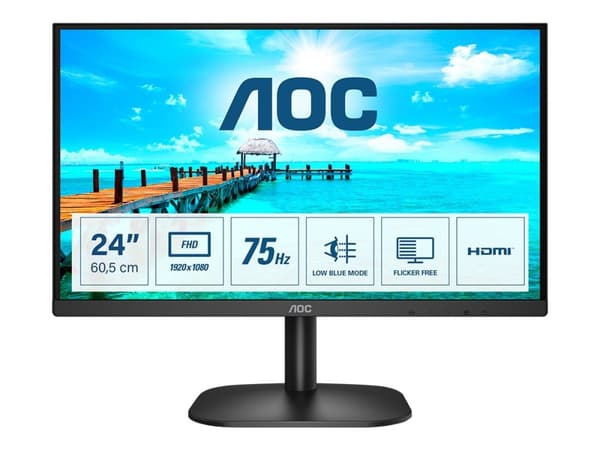 AOC B2 24B2XHM2 flatskjerm 60,5 cm (23.8") 1920 x 1080 piksler Full HD LCD