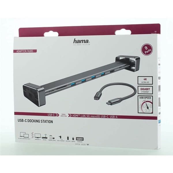 Hama Dockningsstation USB-C 9x Portar