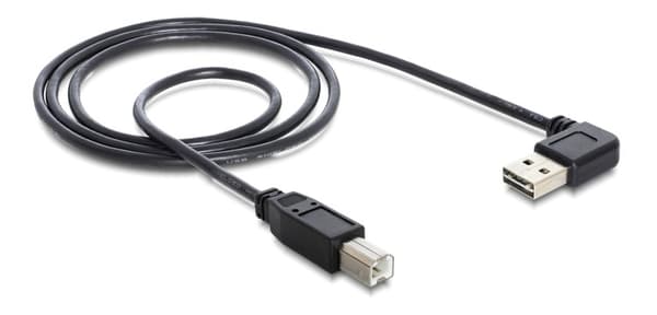 DeLOCK Kabel EASY-USB 2.0 Type-A hann vinklet W/H, &gt; USB 2.0 Type-B
