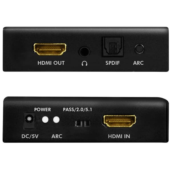 LogiLink HDMI Audio extractor 2/5.1CH 4K ARC HDR SPDIF