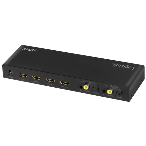 LogiLink HDMI Matrix-switch 4K/60Hz ARC HDCP HDR CEC