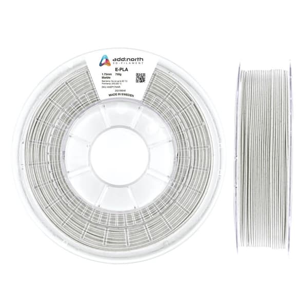 ADDNORTH Filament E-PLA 1.75mm 750g Marmor