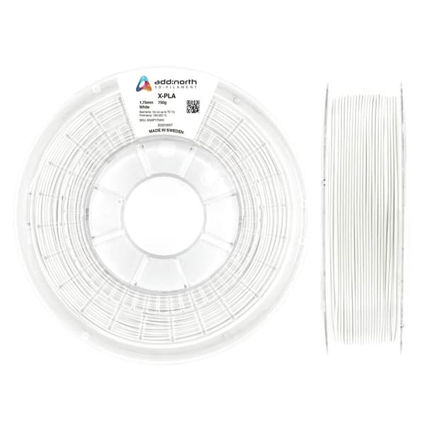 ADDNORTH Filament X-PLA 1.75mm 750g Hvid