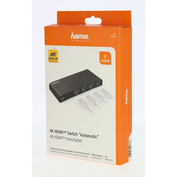 Hama Switch HDMI 3x1 4K