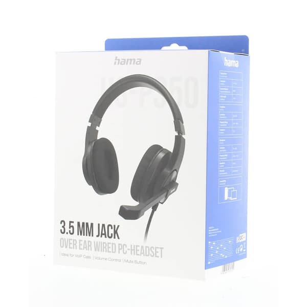 Hama Headset PC Office Stereo Over-Ear HS-P350 V2 Svart