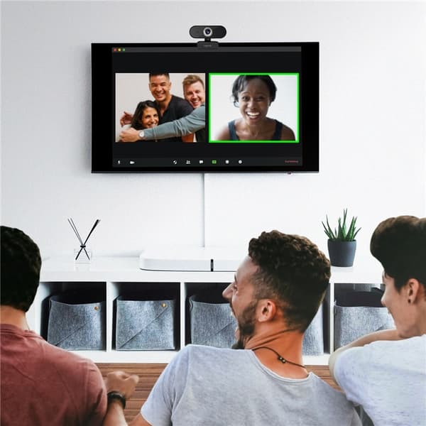LogiLink Webbkamera HD 1080p med inbyggd mikrofon