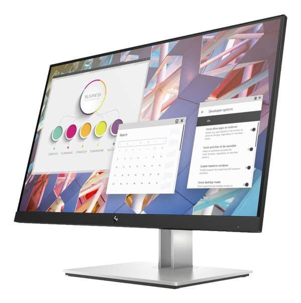 HP E24 G4 - E-Series - LED-skjerm - 24" (23,8" visbar) - 1920 x 1080 Full HD (1080p) ved 60 Hz - IPS - 250 cd/m² - 1000:1 - 5 ms
