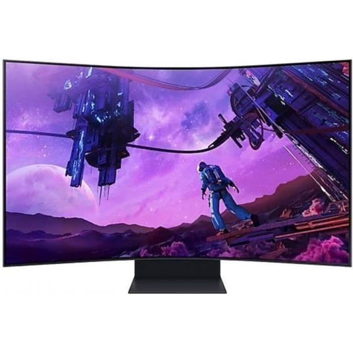 Curved Gaming PC Monitor - SAMSUNG ODYSSEY ARK - LS55BG970NUXEN - 55" QLED 4K - VA Panel - 1ms - 165Hz - FreeSync Premium Pro