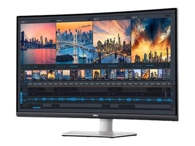 Dell S3221QSA - LED-skjerm - kurvet - 32" (31.5" synlig) - 3840 x 2160 4K UHD (2160p) @ 60 Hz - VA - 300 cd/m² - 3000:1 - 4 ms - 2xHDMI, DisplayPort