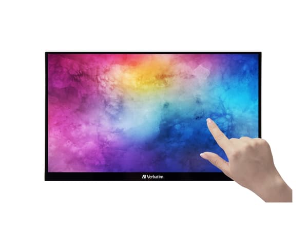 Verbatim PM-14 - LED-skärm - 14" - bärbar - 1920 x 1080 Full HD (1080p) - IPS - 1000:1 - HDMI, 2xUSB-C - högtalare