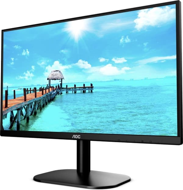 AOC B2 24B2XD LED-näyttö 60,5 cm (23,8") 1920 x 1080 pikseliä Full HD Black