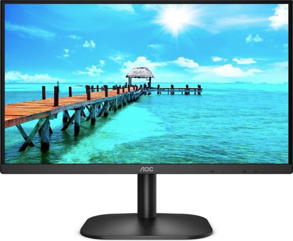 AOC B2 24B2XD LED-näyttö 60,5 cm (23,8") 1920 x 1080 pikseliä Full HD Black musta