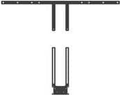 HAGOR Poly Display Adapter - monteringssæt (monteringsadapter) - til videokonferencekamera - sort - skærmstørrelse: 191-218 cm (75"-86") - monteringsg