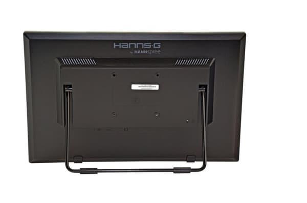HANNS.G HT161HNB - HT-serien - LED-skärm - 39,6 cm (15,6") - pekskärm - 1366 x 768 @ 60 Hz - 220 cd/m² - 500:1 - 12 ms - HDMI, VGA - headset
