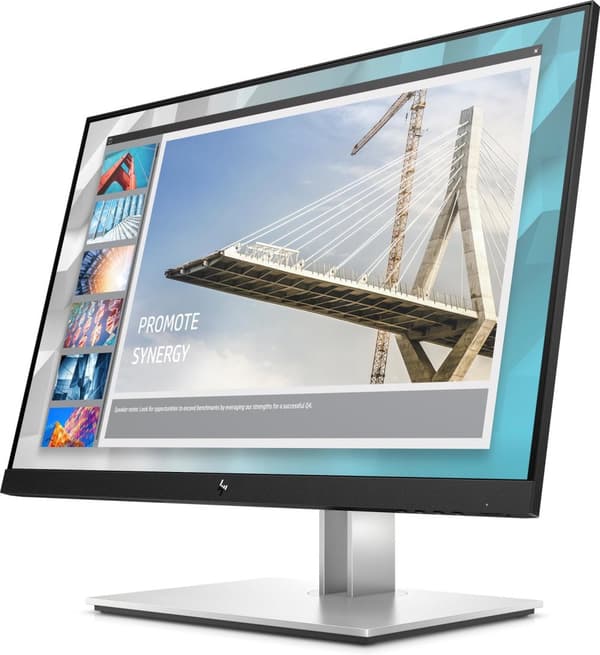 HP E24i G4 - E-serien - LED-skärm - 61 cm (24") - 1920 x 1200 WUXGA @ 60 Hz - IPS - 250 cd/m² - 1000:1 - 5 ms - HDMI, VGA, DisplayPort - svart - för H