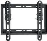 HAGOR BL Tilt 200 - Fastgørelsessæt (vægmontering) - til LCD-skærm - Sort - Skærmstørrelse: 81-107 cm (32"-42") - Monteringsgrænseflade: op til 200 x Sort