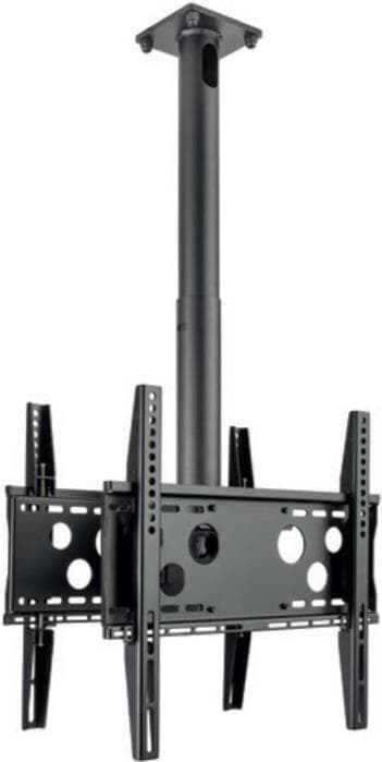 HAGOR HA DH Duo S - monteringssæt (loftsmontering) - til 2 LCD-skærme - låsbar - sort - skærmstørrelse: 81-127 cm (32"-50") Sort