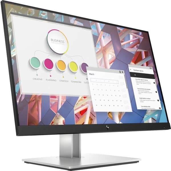 HP E24 G4 60,5 cm (23,8") 1920 x 1080 pixlar Full HD Silver [Energiklass D] (9VF99A3)