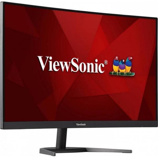 ViewSonic LED-skærm buet 61 cm 61,00 cm (24") 23,6" Synlig 1920 x 1080 Full HD 1080p @ 165 Hz VA 250 cd/m² 3000:1 1 ms 2xHDMI DisplayPort-højttalere [