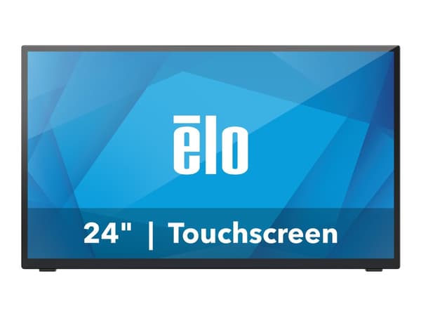 Elo 2470L - LCD-skjerm - 24" (23.8" synlig) - berøringsskjerm - 1920 x 1080 Full HD (1080p) @ 60 Hz - 250 cd/m² - 1000:1 - 16 ms - HDMI, VGA, Display