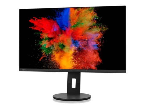 Fujitsu P2711 TS QHD - LED-skärm - 27" - 2560 x 1440 QHD - IPS - 350 cd/m² - 1000:1 - 5 ms - HDMI, DisplayPort, USB-C - högtalare - svart satäng