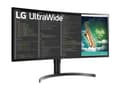 Pikkukuva 2 / 5: LG UltraWide 35WN75CP-B - LED-näyttö - kaareva - 35" - 3440 x 1440 UWQHD @ 100 Hz - VA - 300 cd/m² - 2500:1 - HDR10 - 5 ms - 2xHDMI, DisplayPort, USB