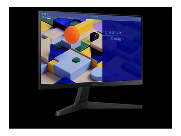 Samsung S22C310EAU - S31C Series - LED-skjerm - 22" - 1920 x 1080 Full HD (1080p) @ 75 Hz - IPS - 250 cd/m² - 1000:1 - 5 ms - HDMI, VGA - svart