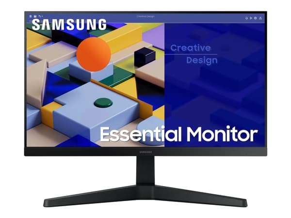 Samsung S22C310EAU - S31C Series - LED-skjerm - 22" - 1920 x 1080 Full HD (1080p) @ 75 Hz - IPS - 250 cd/m² - 1000:1 - 5 ms - HDMI, VGA - svart
