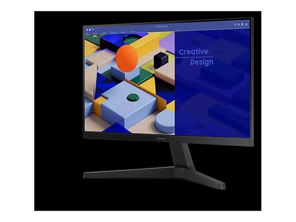 Samsung S22C310EAU - S31C Series - LED-skjerm - 22" - 1920 x 1080 Full HD (1080p) @ 75 Hz - IPS - 250 cd/m² - 1000:1 - 5 ms - HDMI, VGA - svart