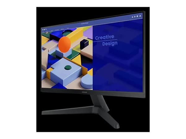 Samsung S22C310EAU - S31C Series - LED-skjerm - 22" - 1920 x 1080 Full HD (1080p) @ 75 Hz - IPS - 250 cd/m² - 1000:1 - 5 ms - HDMI, VGA - svart Sort