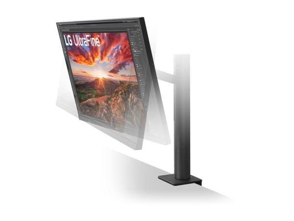 LG UltraFine Ergo 27UN880P-B - UN880P Series - LED-skärm - 27" - 3840 x 2160 4K @ 60 Hz - IPS - 350 cd/m² - DisplayHDR 400 - 5 ms - 2xHDMI, DisplayPo