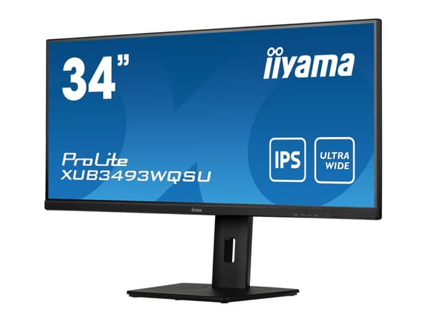 IIYAMA 86.7cm (34") XUB3493WQSU-B5 21:9 2xHDMI+DP+2xUSB IPS vähittäismyyntijärjestelmä
