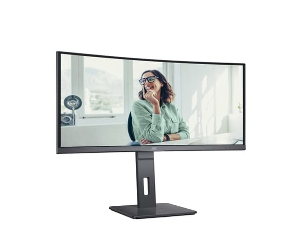 Skjerm AOC CU34P3CV 34 tommer VA 3440x1440 21:9 4ms HDMI DP USB Svart
