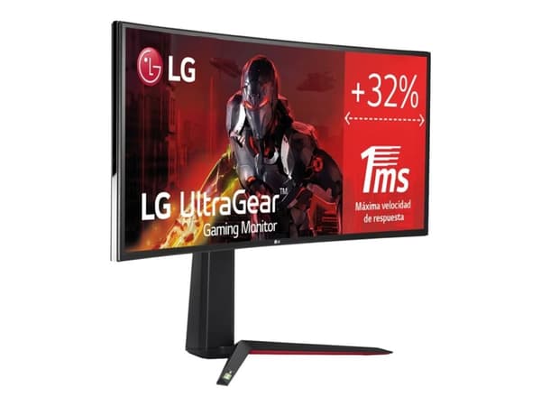 LG UltraGear 34GN850P-B - LED-skjerm - gaming - kurvet - 34" (34" synlig) - 3440 x 1440 UWQHD @ 144 Hz - Nano IPS - 500 cd/m² - 1000:1 - DisplayHDR 4
