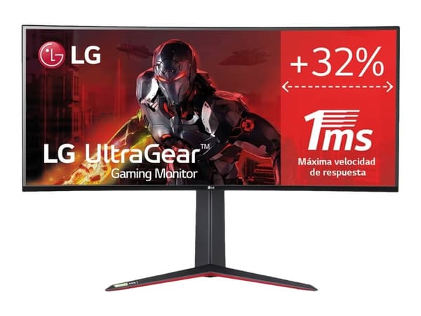 LG UltraGear 34GN850P-B - LED-skjerm - gaming - kurvet - 34" (34" synlig) - 3440 x 1440 UWQHD @ 144 Hz - Nano IPS - 500 cd/m² - 1000:1 - DisplayHDR 4
