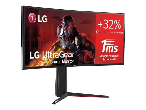LG UltraGear 34GN850P-B - LED-skjerm - gaming - kurvet - 34" (34" synlig) - 3440 x 1440 UWQHD @ 144 Hz - Nano IPS - 500 cd/m² - 1000:1 - DisplayHDR 4