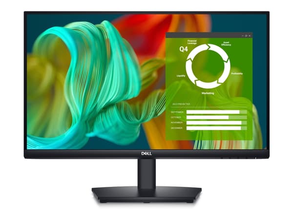 Dell E2424HS - LED-skärm - 23,8 tum - 1920 x 1080 Full HD (1080p) @ 60 Hz - VA - 250 cd/m² - 3000:1 - 5 ms - HDMI, VGA, DisplayPort - högtalare - med