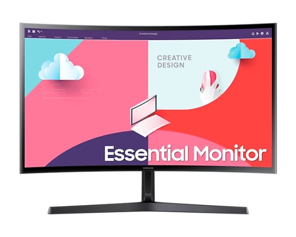 Samsung S27C366EAU - S36C Series - LED-skärm - böjd - 27" - 1920 x 1080 Full HD (1080p) @ 75 Hz - VA - 250 cd/m² - 3000:1 - 4 ms - HDMI, VGA - svart