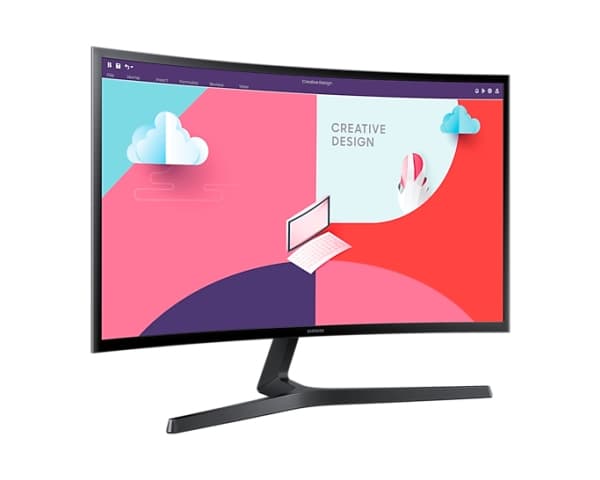 Samsung S27C366EAU - S36C Series - LED-skärm - böjd - 27" - 1920 x 1080 Full HD (1080p) @ 75 Hz - VA - 250 cd/m² - 3000:1 - 4 ms - HDMI, VGA - svart