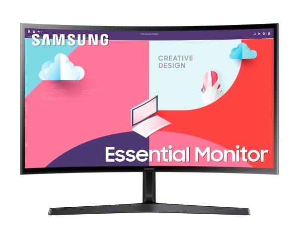 Samsung S27C366EAU - S36C Series - LED-skärm - böjd - 27" - 1920 x 1080 Full HD (1080p) @ 75 Hz - VA - 250 cd/m² - 3000:1 - 4 ms - HDMI, VGA - svart